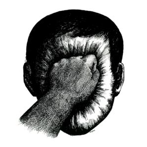 Un poing dans la face par Roland Topor